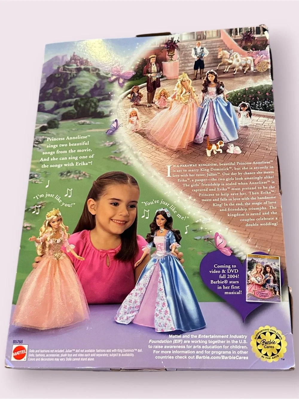 Vintage Barbie As Princess And The Pauper Anneliese Doll 2004 Mattel